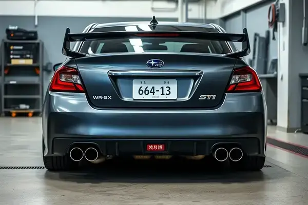 スバル WRX のマット塗装事例